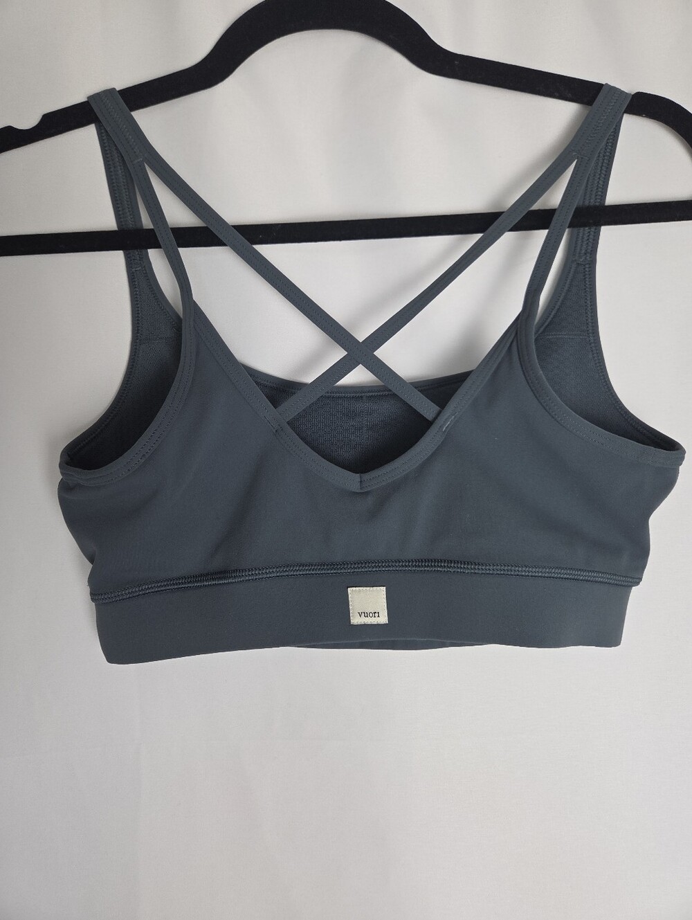 Vuori Mindset Strappy Bra Dark Teal